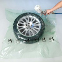 Reifenabdeckung aus MDPE-Folie Reifenabdeckung aus MDPE-Folie