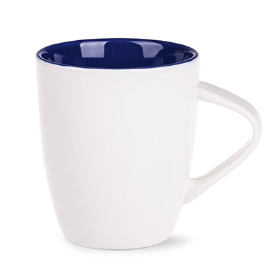 Joy Tasse aus Porzellan Royal weiß/reflexblau