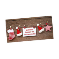 Weihnachts-Postkarte, Motiv Weihnachts-Leine Weihnachts-Postkarte, Motiv Weihnachts-Leine