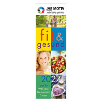 Streifenkalender fit und gesund, Ausgabe 2027 Deckblatt Streifenkalender fit und gesund, Ausgabe 2027 Deckblatt
