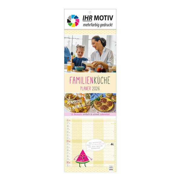 Streifenkalender Familienküche Deckblatt