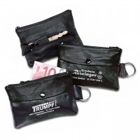 Schlüsseltasche aus Polsternappa-Leder, mit rückseitigem Schlüsselfach Schlüsseltasche aus Polsternappa-Leder, mit rückseitigem Schlüsselfach