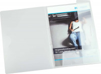 Angebotsmappe mit Verschlusslasche transparent Angebotsmappe mit Verschlusslasche transparent