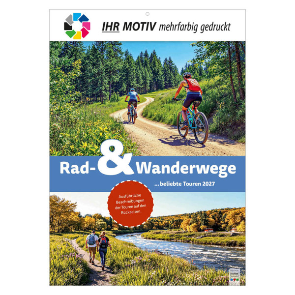 Bildkalender Rad- und Wanderwege, Ausgabe 2027 Deckblatt