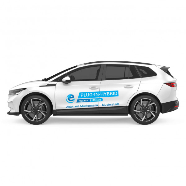 Autobeschriftung Thema: E-Auto Motiv: Plug-in-Hybrid