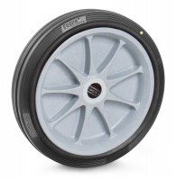 Fetra ESD-Vollgummirad 260 x 56 mm "fetra" Kunststoff-Felge rot, NL 75, Bo 25 Fetra ESD-Vollgummirad 260 x 56 mm "fetra" Kunststoff-Felge rot, NL 75, Bo 25