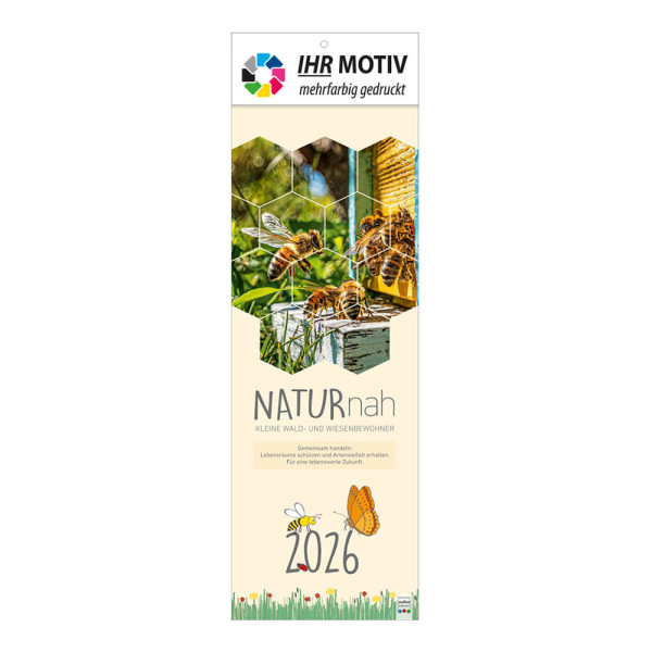 Streifenkalender Naturnah Deckblatt