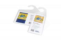 Sichttaschen mit Haken zur PreisauszeichnungDIN A5 quer Sichttaschen mit Haken zur PreisauszeichnungDIN A5 quer