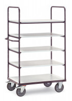 Fetra ESD-Etagenwagen Ladefläche 1000 x 600 mm 5 Böden Höhe 1800 mm Fetra ESD-Etagenwagen Ladefläche 1000 x 600 mm 5 Böden Höhe 1800 mm