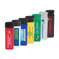 Elektronik-Werbefeuerzeug, mehrfarbiger Werbedruck Elektronik-Werbefeuerzeug, mehrfarbiger Werbedruck