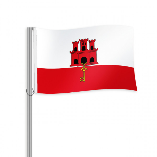 Gibraltar Fahne im Querformat kaufen