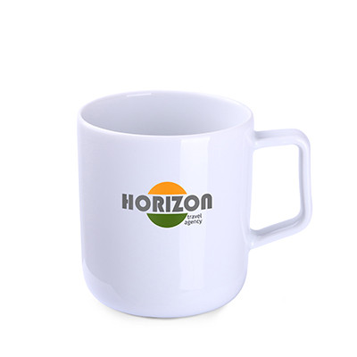 Horizon Tasse aus Porzellan weiß