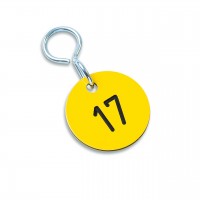 Zahlenmarken Numero, Farbe: gelb/schwarz Zahlenmarken Numero, Farbe: gelb/schwarz