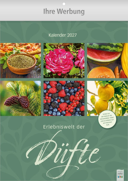 Bildkalender Erlebniswelt der Düfte, Ausgabe 2027 Deckblatt