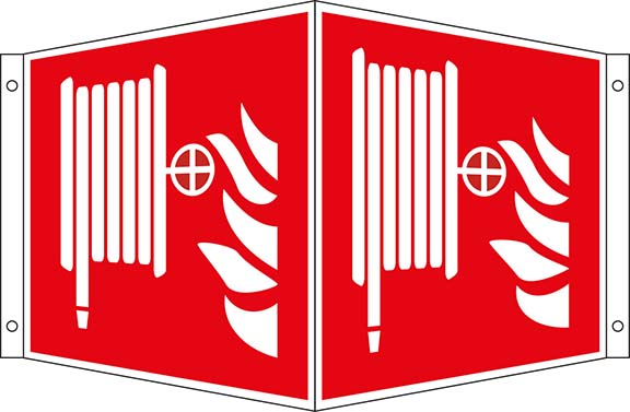 Fahnen- und Winkelschilder - Löschschlauch main image 0