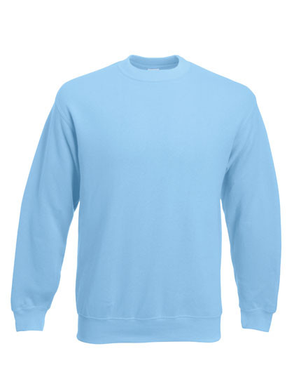 Classic Set-in Sweat individuell bedruckt Sky Blue