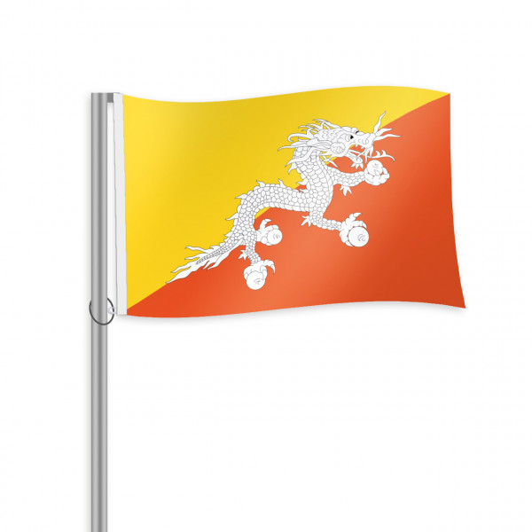 Bhutan Fahne im Querformat kaufen