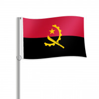 Angola Fahne Angola Fahne