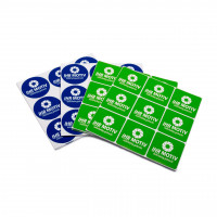 Stark haftende Aufkleber Stark haftende Aufkleber