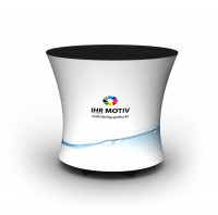 Aufblasbarer Beistelltisch vollflächig bedruckbar Aufblasbarer Beistelltisch vollflächig bedruckbar