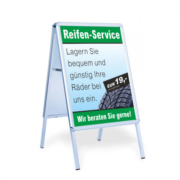 Plakat DIN A1 Reifen-Service, Rädereinlagerung