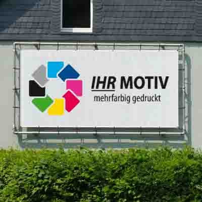 Werbebanner Großformate, individuell bedruckt