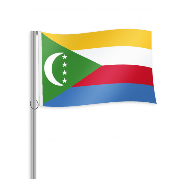 Komoren Fahne im Querformat kaufen