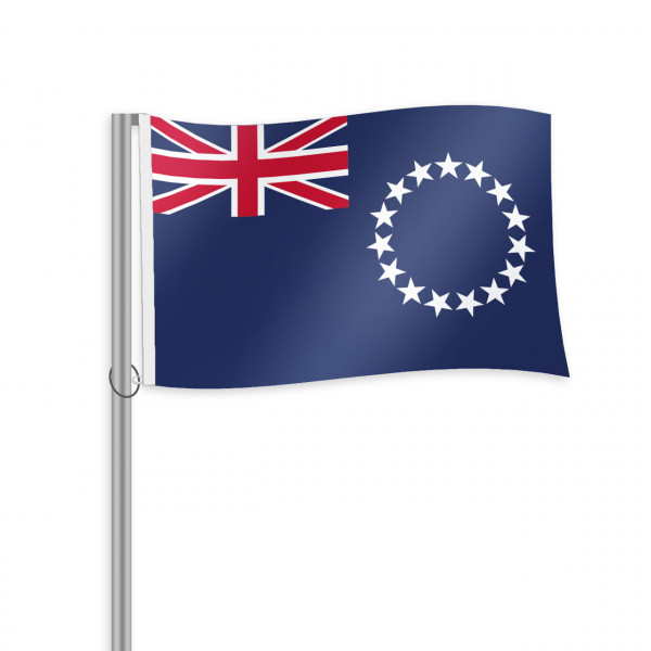 Cookinseln Fahne im Querformat kaufen