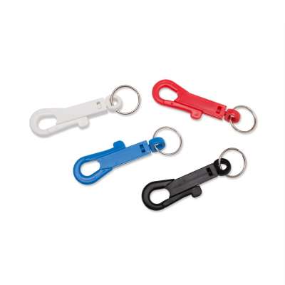 20 Stück Weiße Karabinerhaken Aus Kunststoff - Für Flaggen Bis 18 Mm Breite