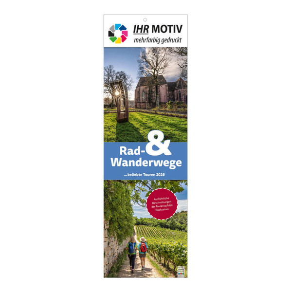 Streifenkalender Rad- und Wanderwege Deckblatt