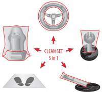 Schutz-Set auf Rolle weiß Schutz-Set auf Rolle weiß