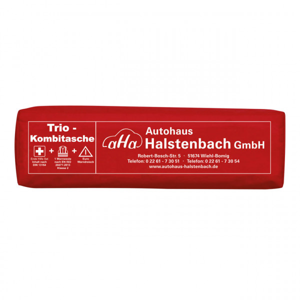 KFZ-Verband-Kombitasche Trio, mit Firmeneindruck