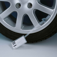 Rad-/Reifenanhänger Komplett-Paket, Anhänger wiederverwendbar - Anhänger am Reifen Rad-/Reifenanhänger Komplett-Paket, Anhänger wiederverwendbar - Anhänger am Reifen