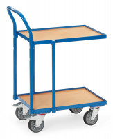 Fetra Etagenroller mit Rohrschiebebügel 2 Etagen mit Rand, Ladefl 605 x 408 mm bis 80 kg Fetra Etagenroller mit Rohrschiebebügel 2 Etagen mit Rand, Ladefl 605 x 408 mm bis 80 kg