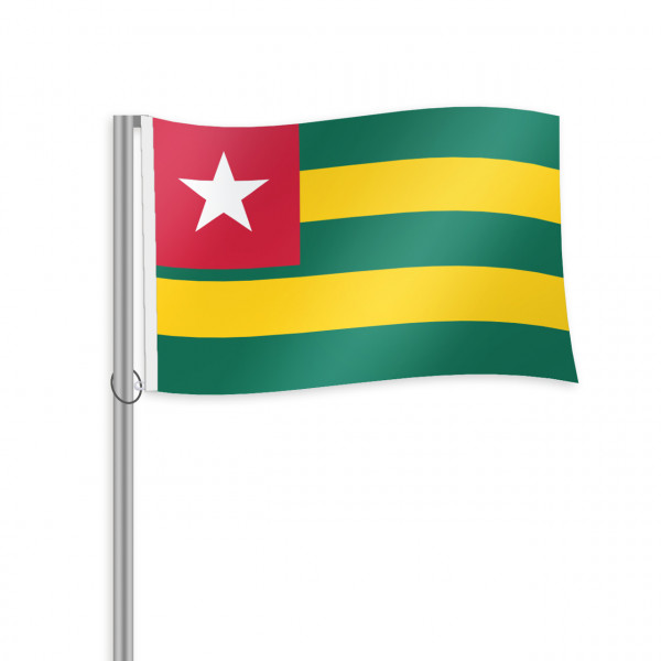 Togo Fahne im Querformat kaufen