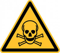 Warnschild Warnung vor tödlicher Gefahr Aluminium10 cm Warnschild Warnung vor tödlicher Gefahr Aluminium10 cm