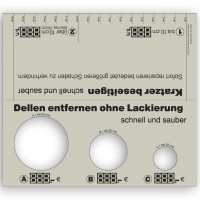 Dellen- und Kratzer-Schablone Dellen- und Kratzer-Schablone