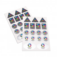 Stickerbogen Folie silber metallic Stickerbogen Folie silber metallic