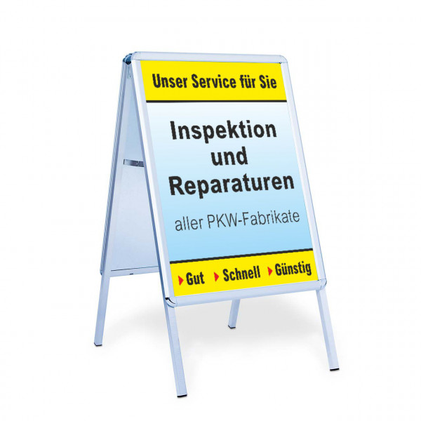 Plakat DIN A0 Inspektion und Reparaturen