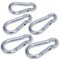 Karabinerhaken aus Edelstahl im Satz Karabinerhaken aus Edelstahl im Satz