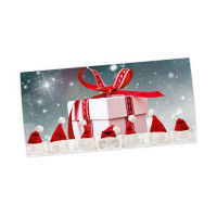 Weihnachts-Postkarte, Motiv Zipfelmütze Weihnachts-Postkarte, Motiv Zipfelmütze