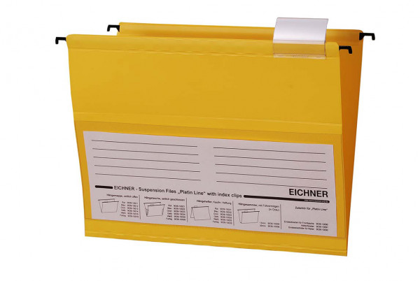 Hängemappe Platin Line aus PVC gelb