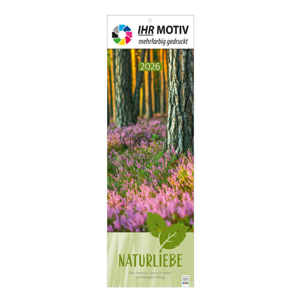 Streifenkalender Naturliebe Deckblatt