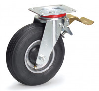 Fetra Lenkrolle mit Feststeller 220 x 70 mm mit Luftbereifung Fetra Lenkrolle mit Feststeller 220 x 70 mm mit Luftbereifung