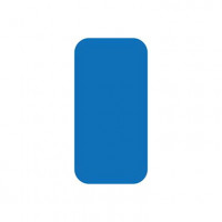 Stellplatzmarker I-Stück 0,5 mm PVC blau Stellplatzmarker I-Stück 0,5 mm PVC blau