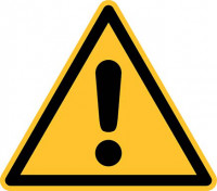 Warnschild Allgemeines Warnzeichen Aluminium10 cm Warnschild Allgemeines Warnzeichen Aluminium10 cm