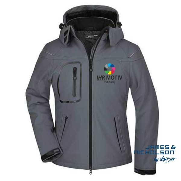 Ladies Winter Softshell Jacket individuell bestickt