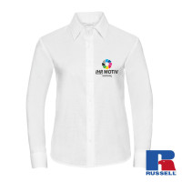 Ladies Long Sleeve Classic Oxford Shirt individuell bestickt Ladies Long Sleeve Classic Oxford Shirt individuell bestickt