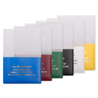 Kfz-Schein-Hüllen mit farbigem Unterteil Kfz-Schein-Hüllen mit farbigem Unterteil