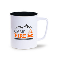 Tommy Duo Tasse aus Keramik weiß/schwarz Tommy Duo Tasse aus Keramik weiß/schwarz